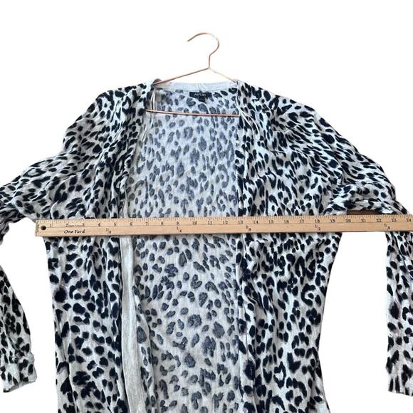 Apt 9 Cheetah Print Open Front Cardigan - Size Large - Picture 6 of 7